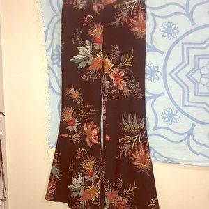 Band of gypsies floral comfy bell bottoms